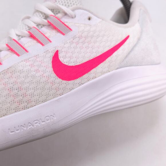 Nike Lunarconverge Athletic Training Shoe Womens Size 7 852469-101 White Pink - Picture 8 of 10